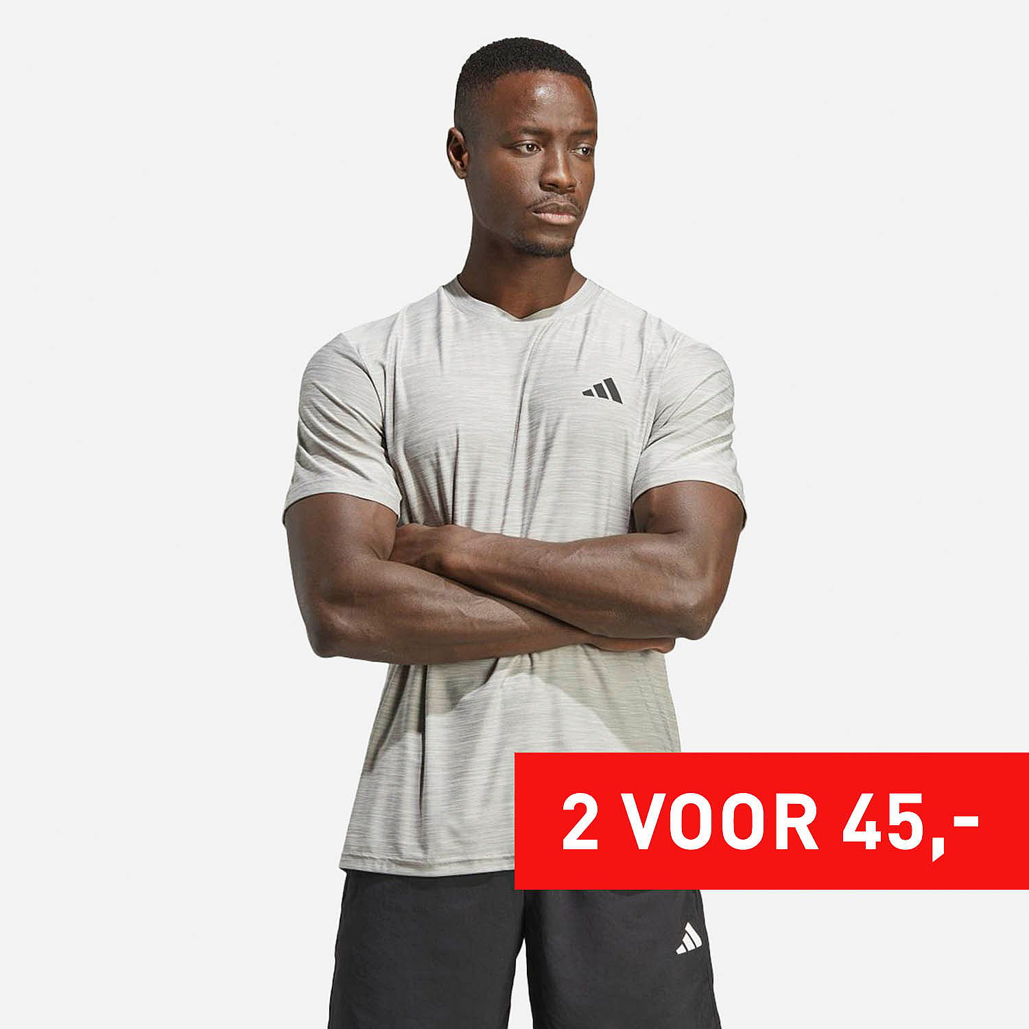 AN312195 Train Essentials Stretch Training Shirt Heren