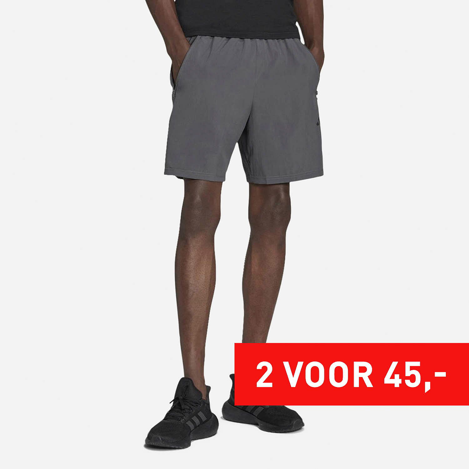 AN312196 Train Essentials Woven Training Short Heren