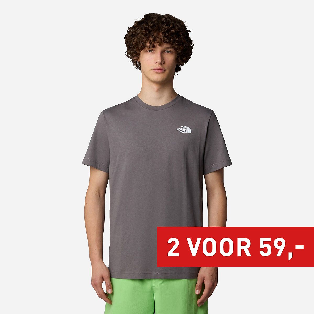 AN322803 Short Sleeve Box T-Shirt Heren