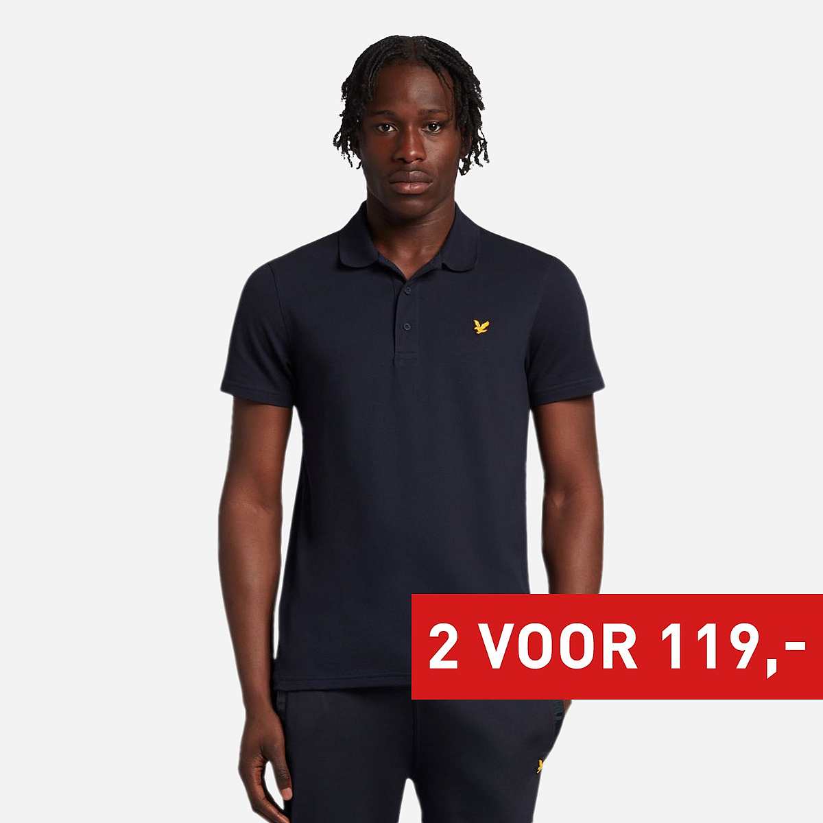 AN291033 Sport Short Sleeve Polo Heren