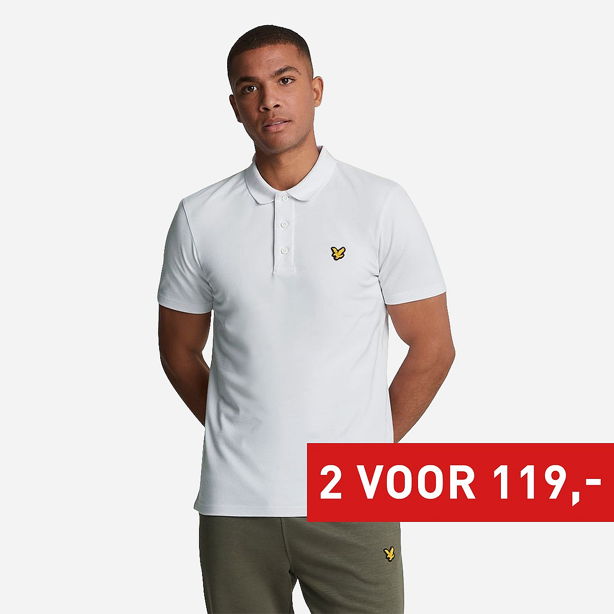 AN225394 Sport Short Sleeve Polo Heren