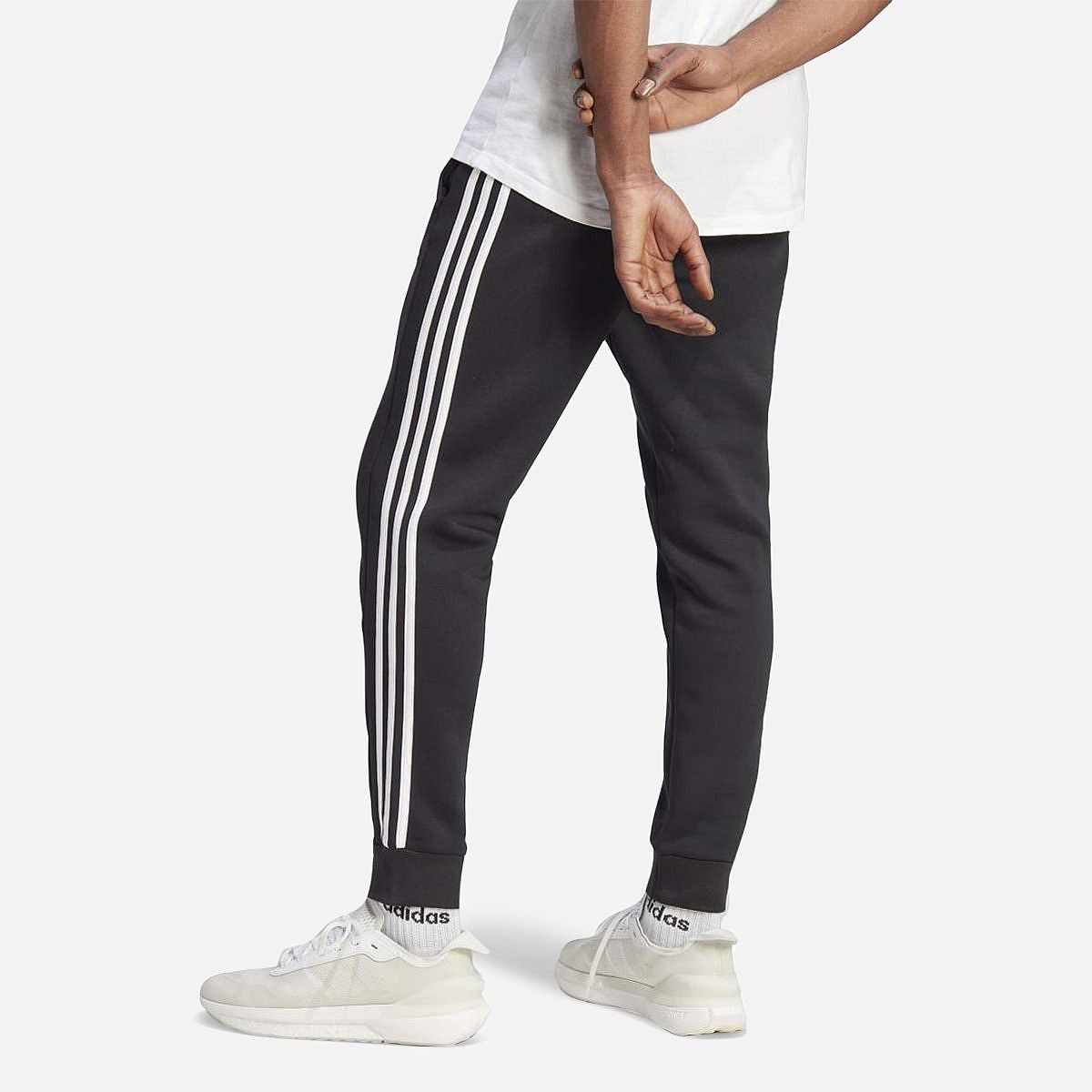 AN301934 Essentials Fleece Tapered Cuff 3-Stripes Pants