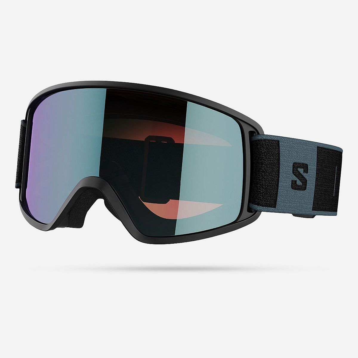 AN305052 Force Photo Black/All W Blue Ski Goggle Senior