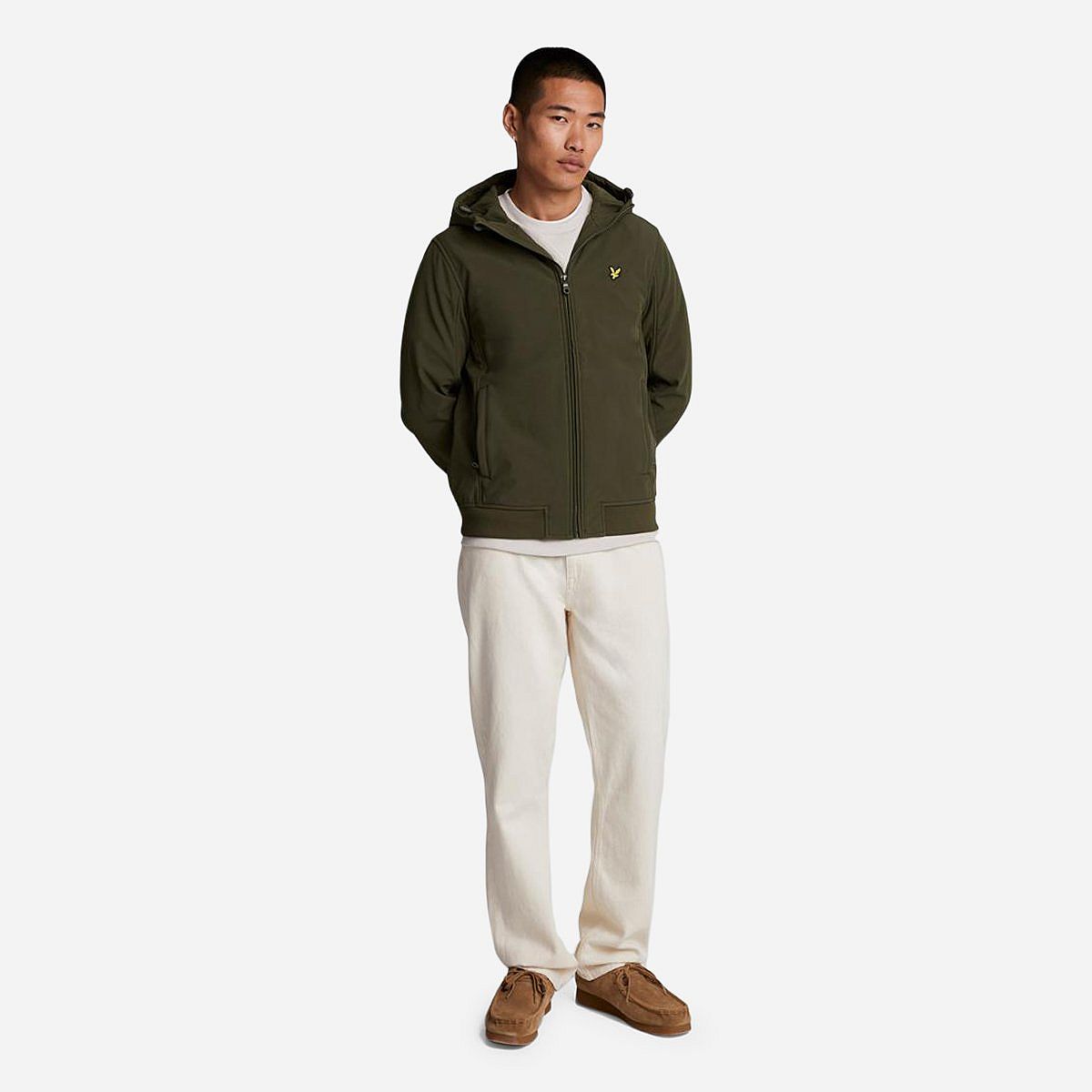 AN317304 Fleece Back Softshell Jack Heren