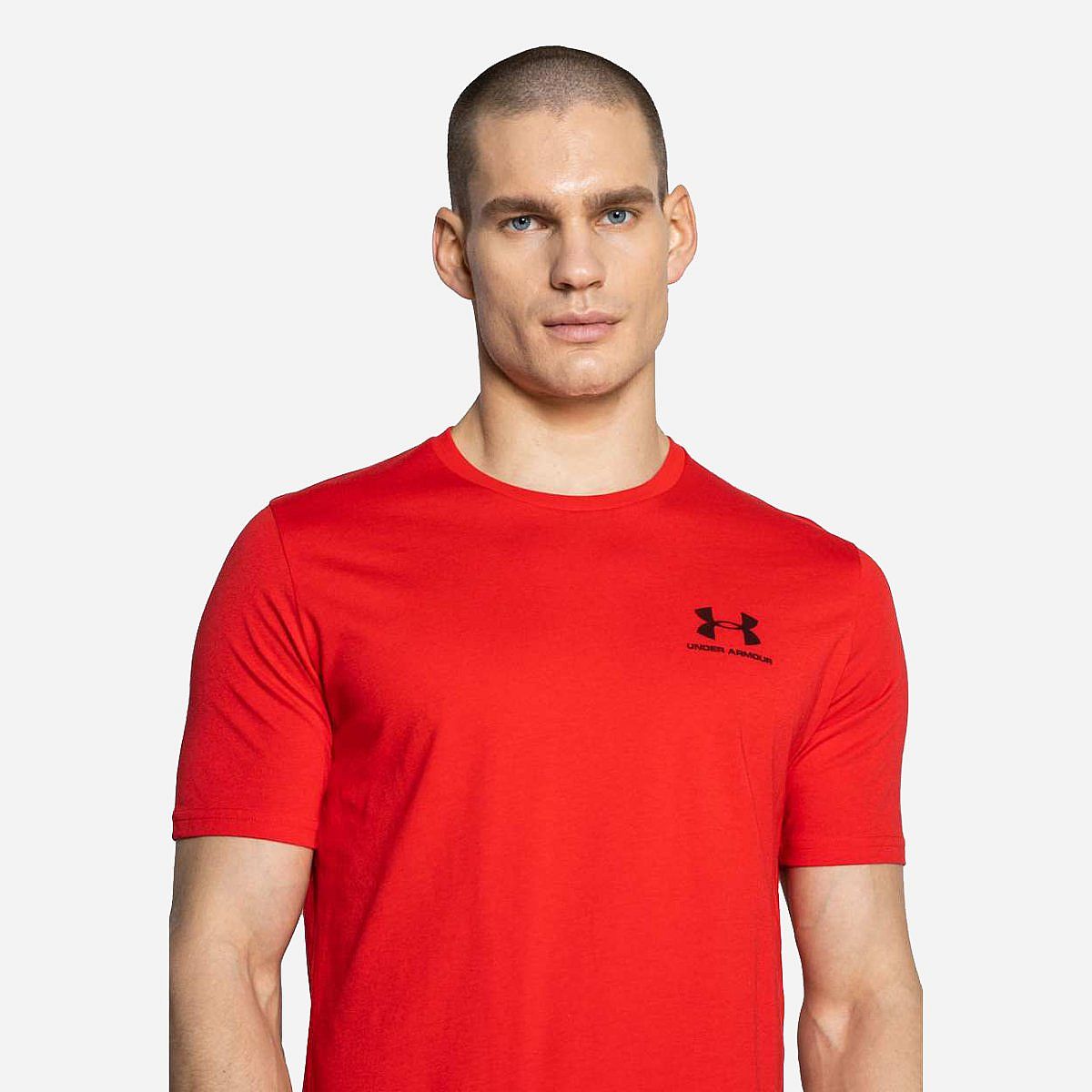 AN280593 UA Sportstyle Left Chest T-Shirt Heren