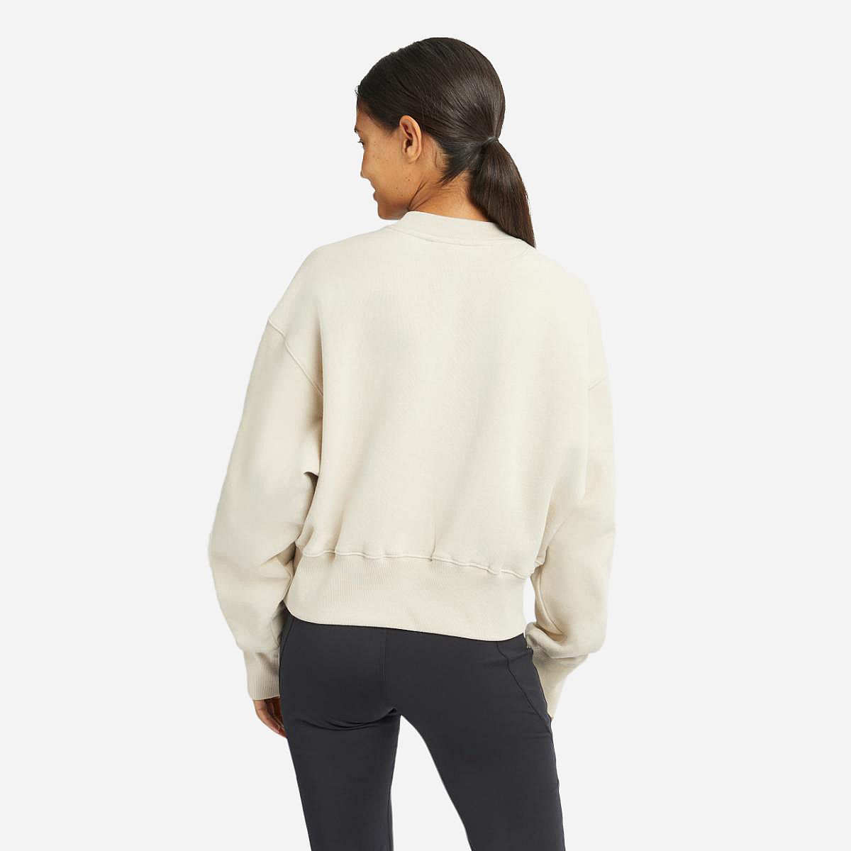 AN317468 Cotton Cropped Sweatshirt Dames