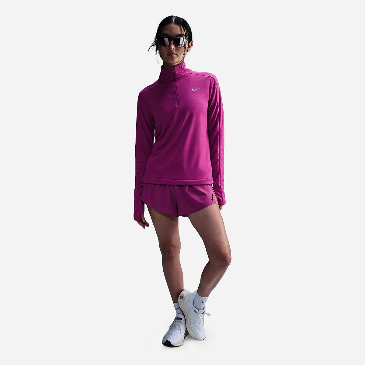 AN319034 Dri-fit Pacer 1/4-zip Dames