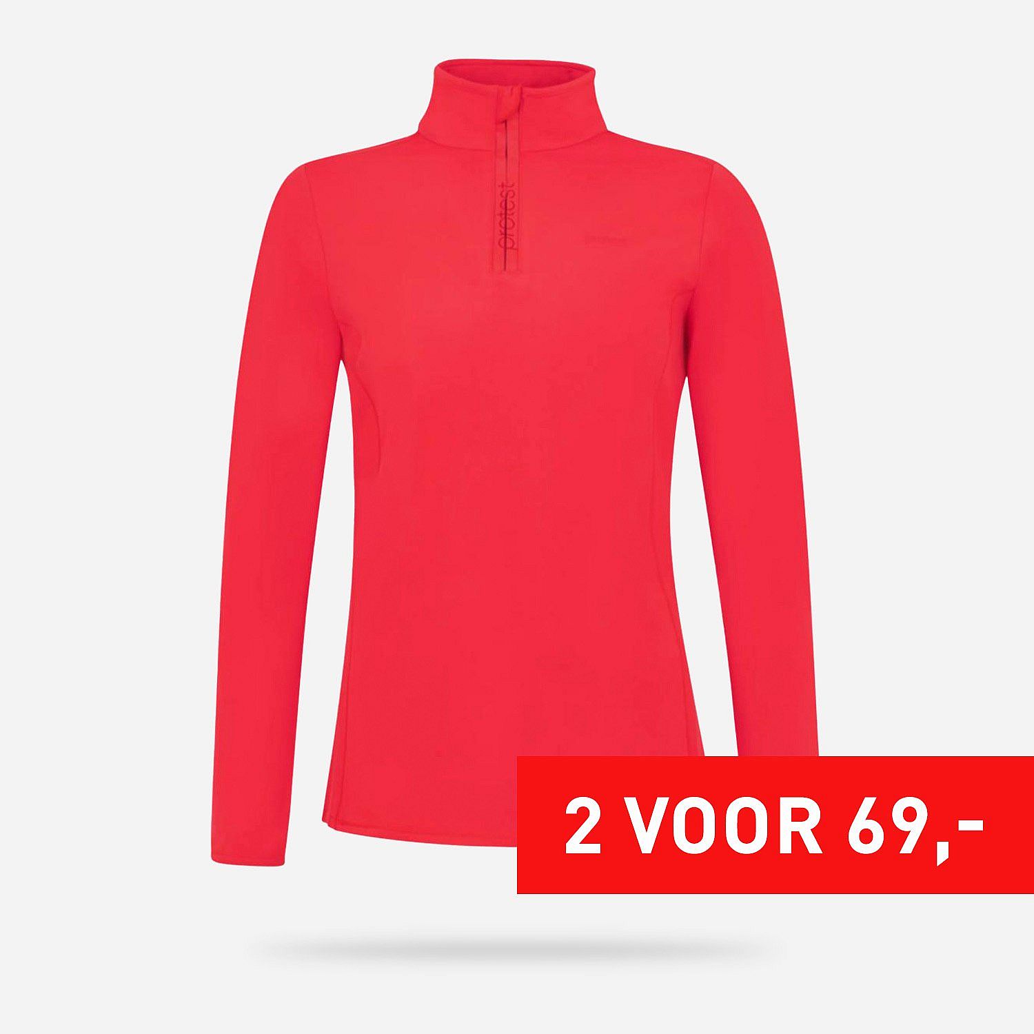 AN318584 Refabriz 1/4 Zip Top Ski Pully Dames