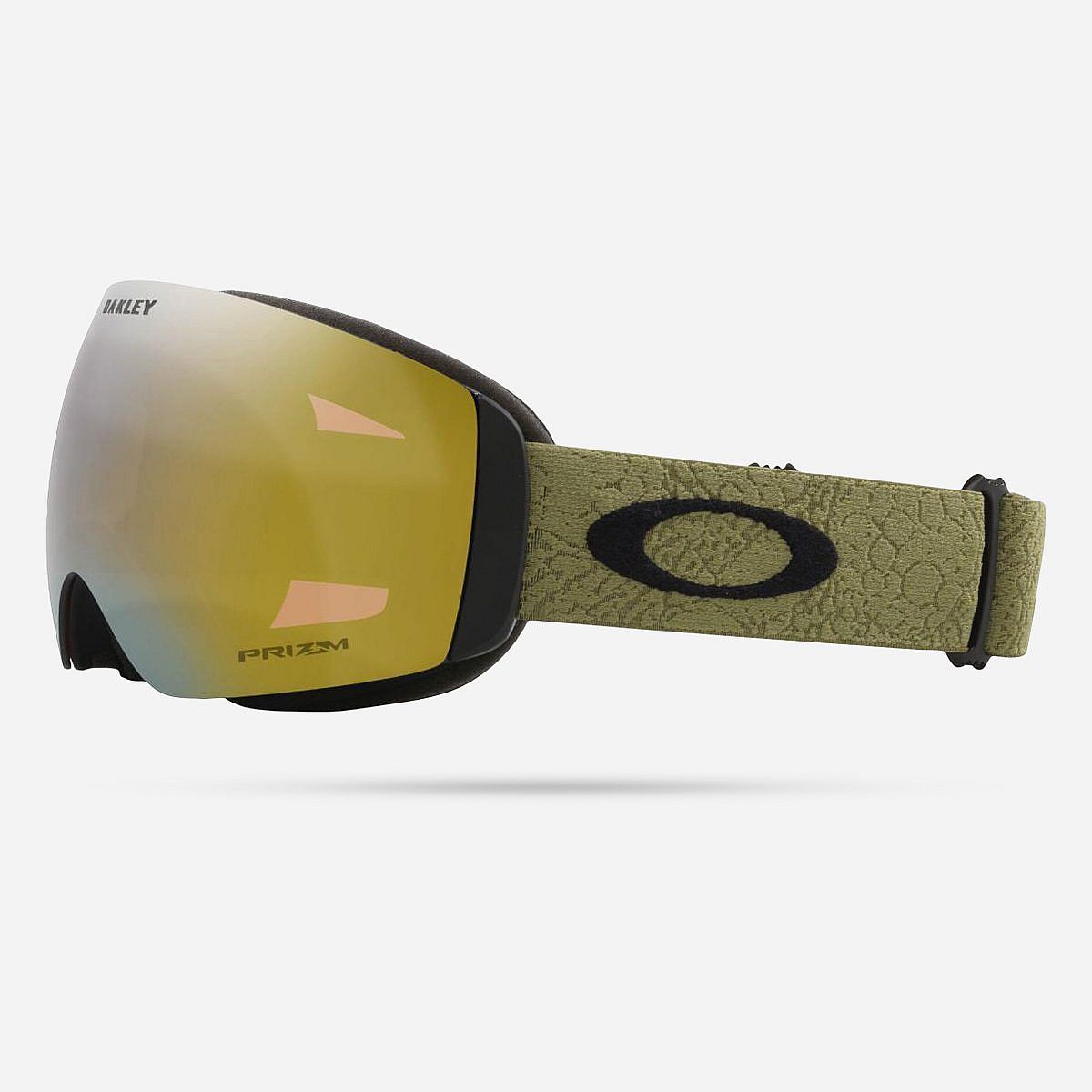 AN319775 Flight Deck M Prizm Snow Sage Gold Iridium Ski Goggle Senior