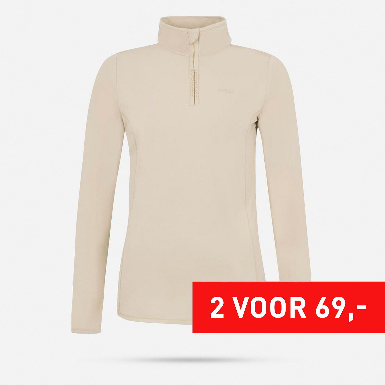 AN318590 Refabriz 1/4 Zip Top Ski Pully Dames