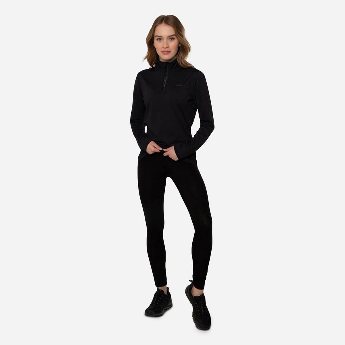 AN318586 Refabriz 1/4 Zip Top Ski Pully Dames