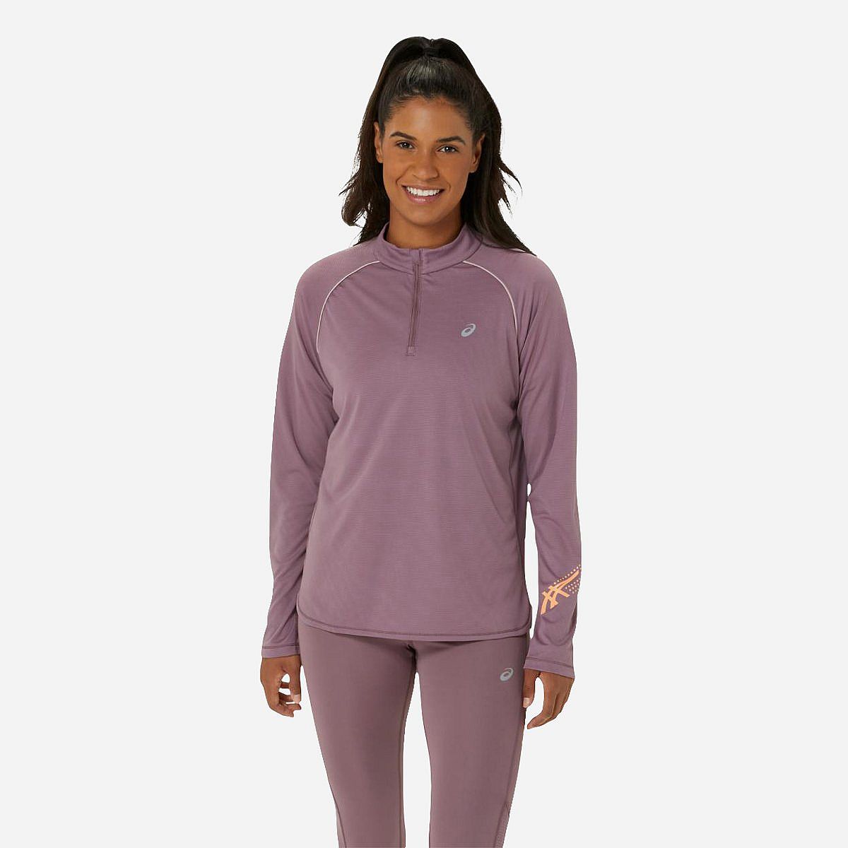 AN314756 Icon 1/2 Zip Long Sleeve Top Dames