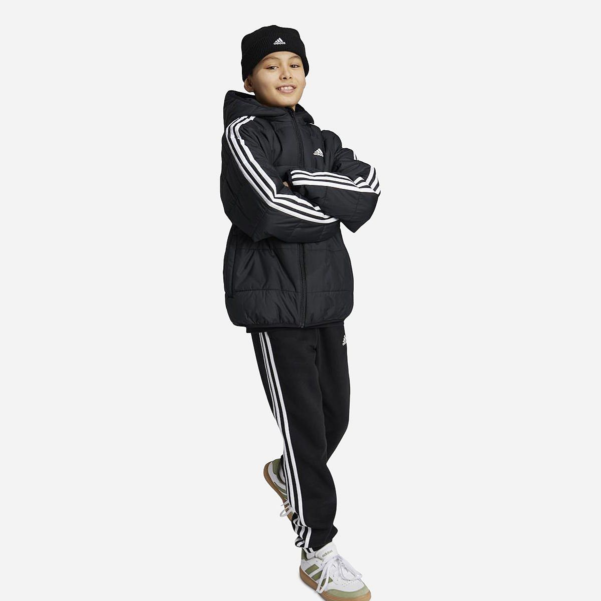 AN316012 Essentials 3-Stripes Padded Jacket Junior