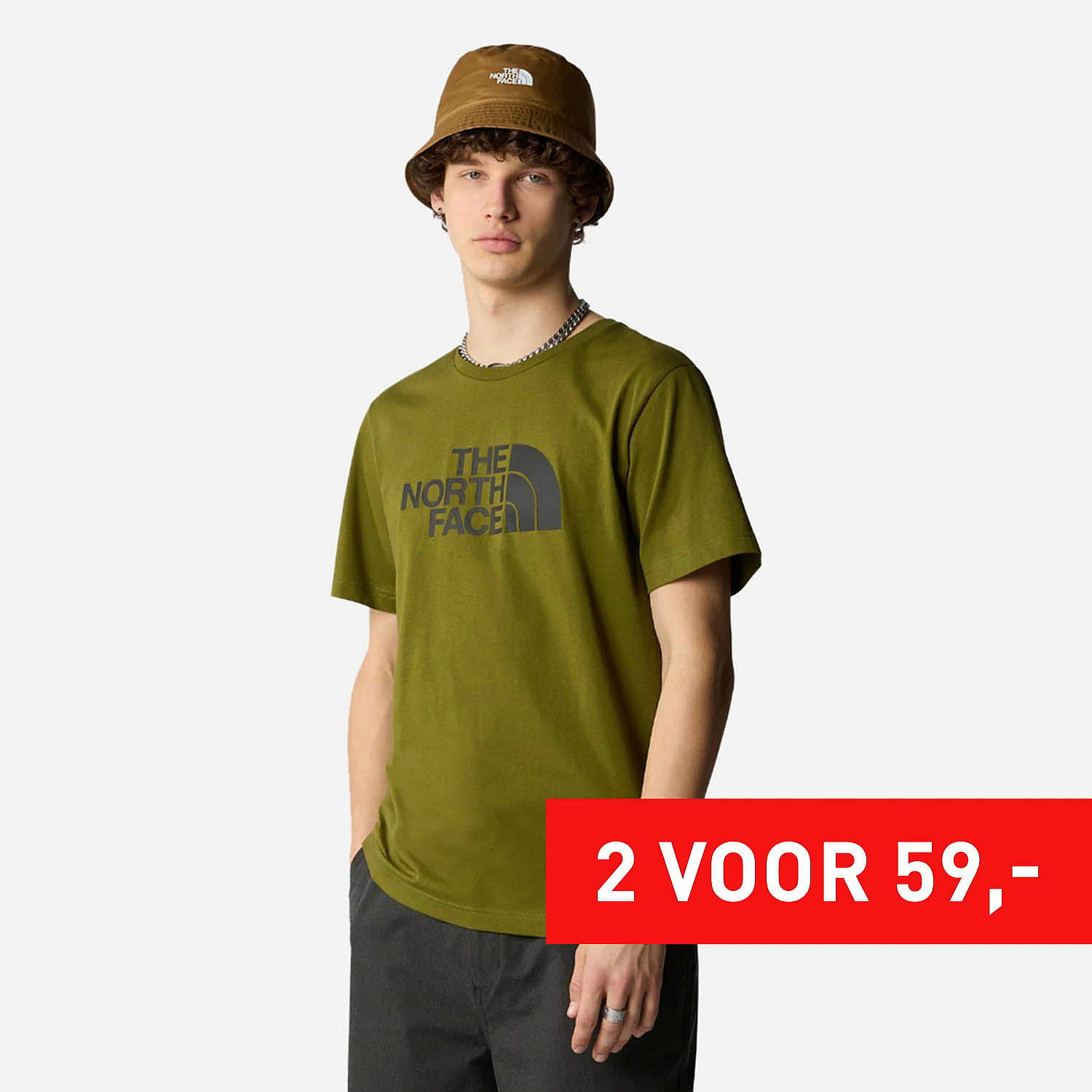 AN310045 S/S Easy T-Shirt Heren