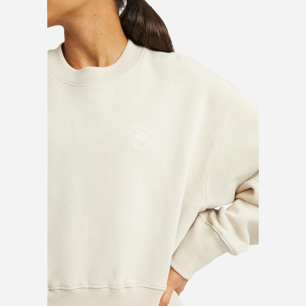 AN317468 Cotton Cropped Sweatshirt Dames