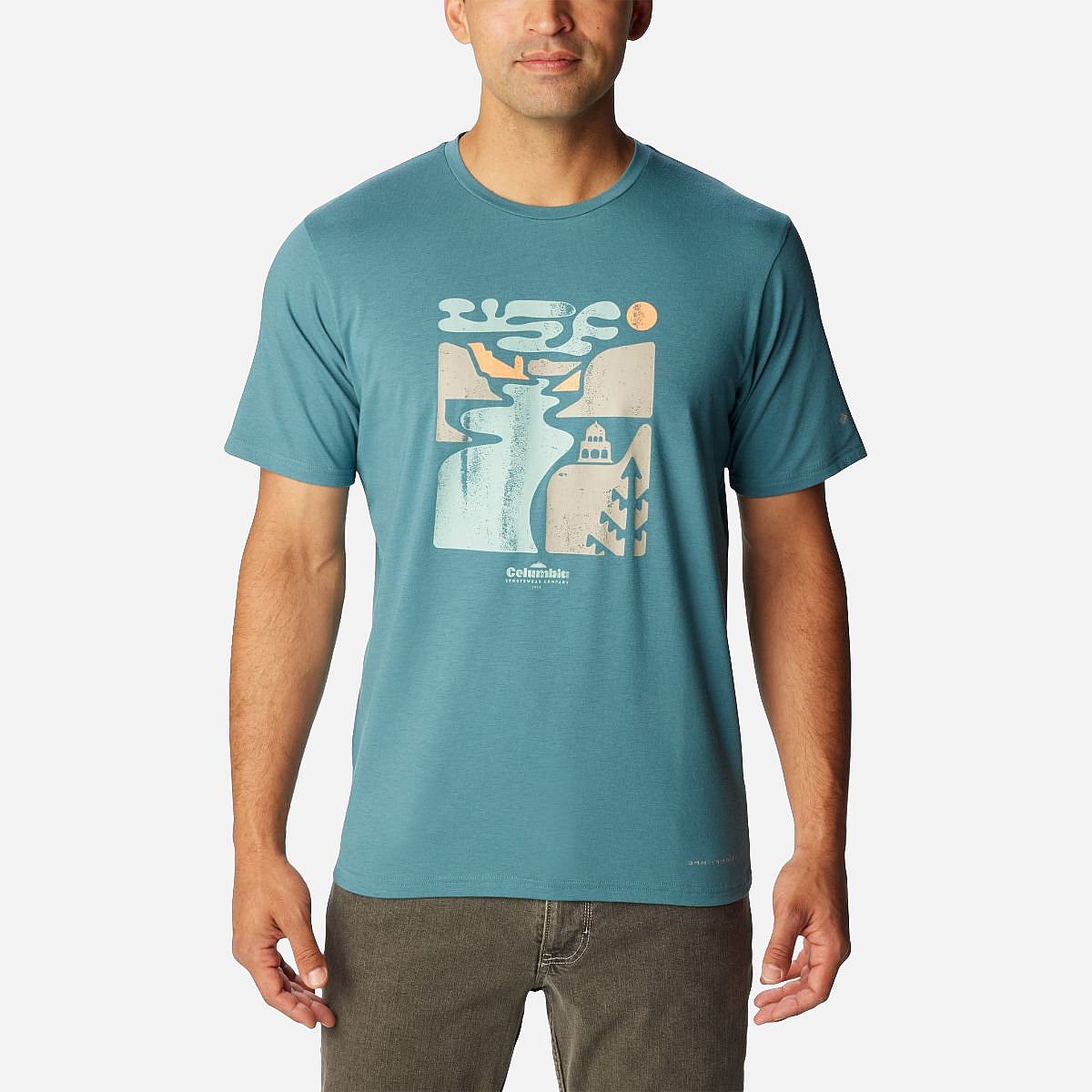 AN307907 Men's Sun Trek Short Sleeve Graphic Tee