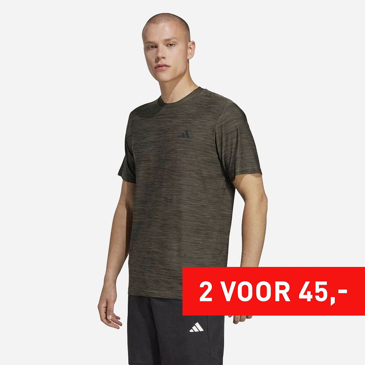 adidas Train Essentials Stretch Training Shirt Heren