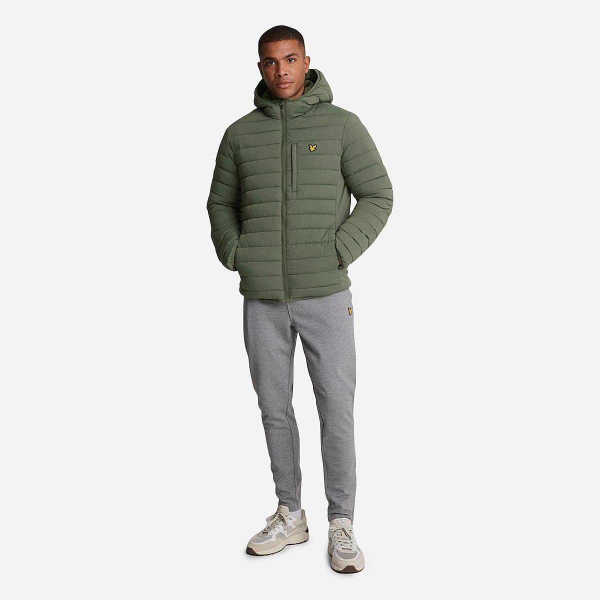 AN317297 Stretch Lightweight Quilted Jack Heren