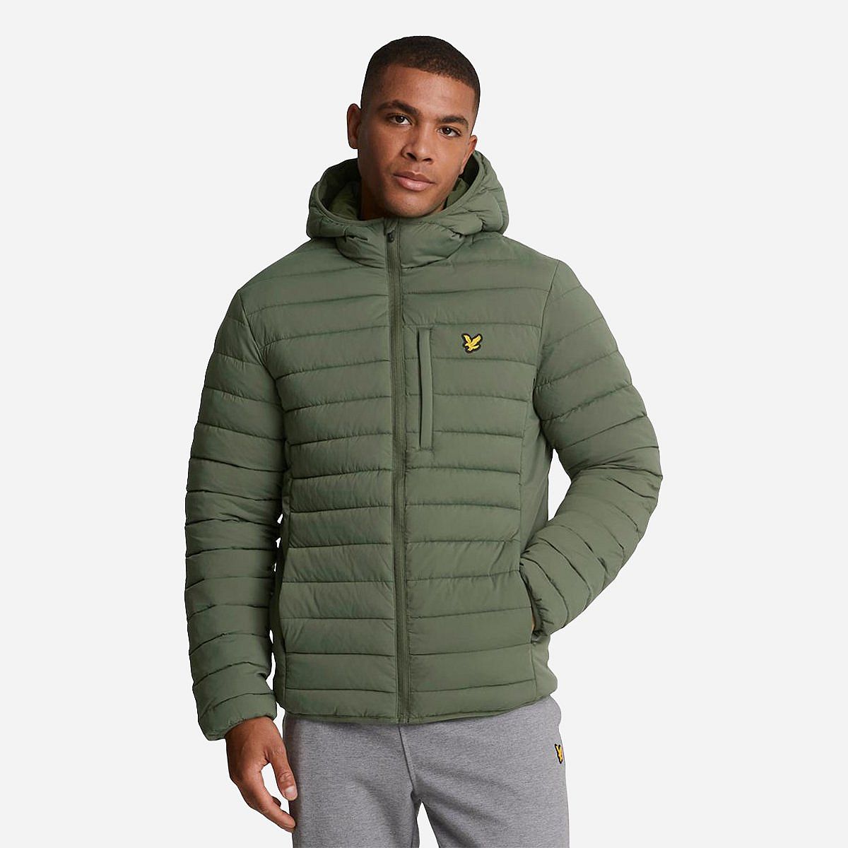 AN317297 Stretch Lightweight Quilted Jack Heren