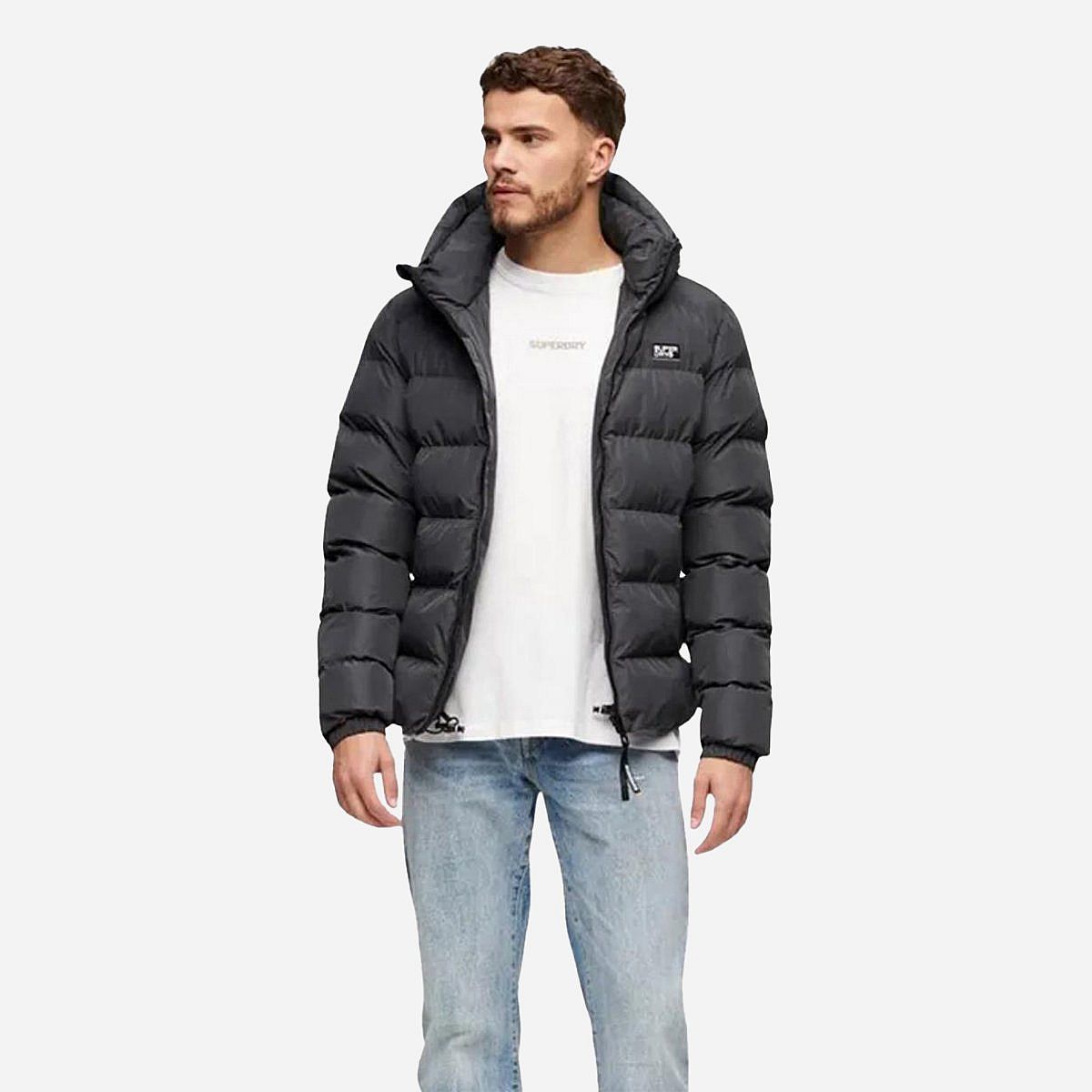 AN317673 Hooded Sports Puffer Jacket