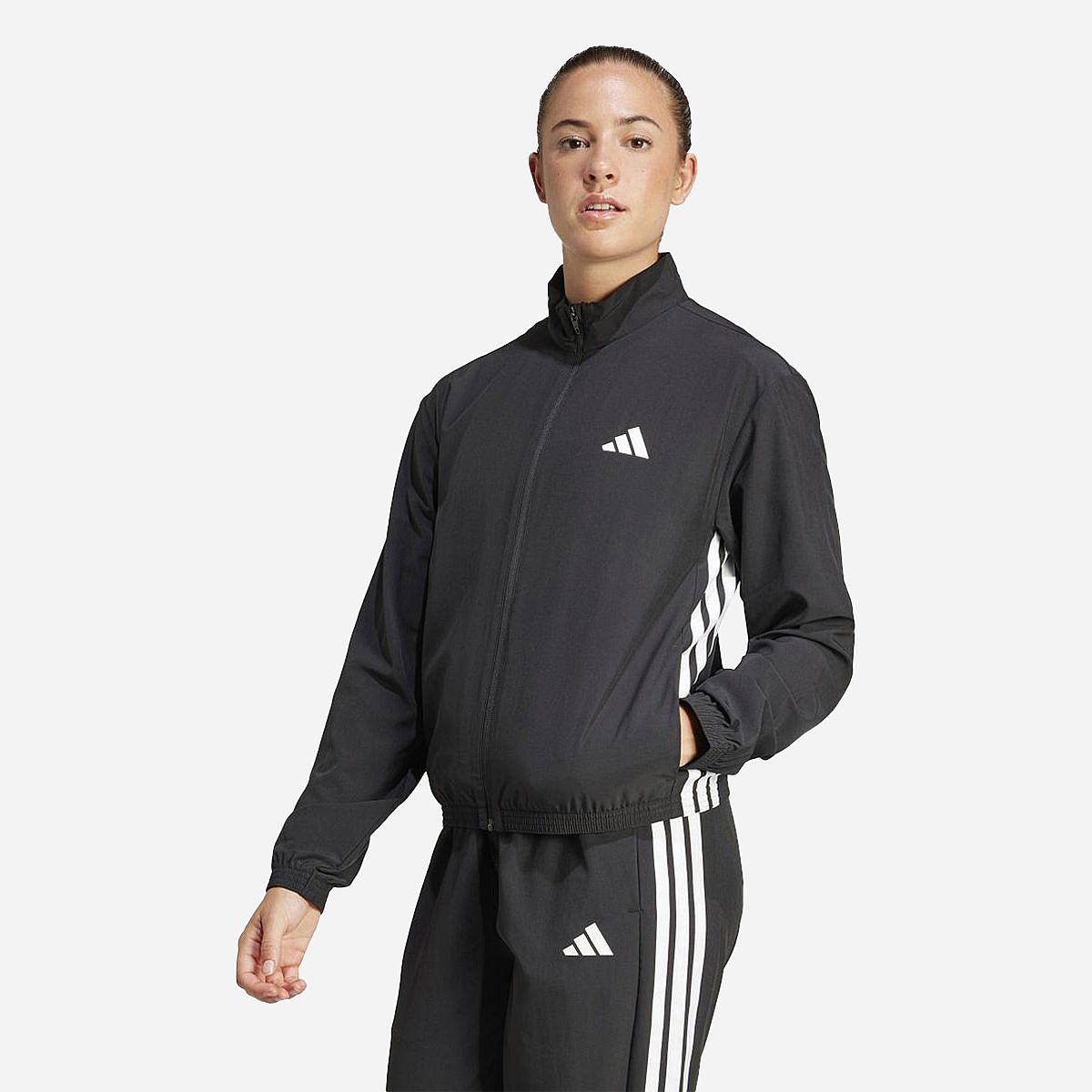 AN321032 Train Essentials 3-Stripes Woven Warm-Up Jacket