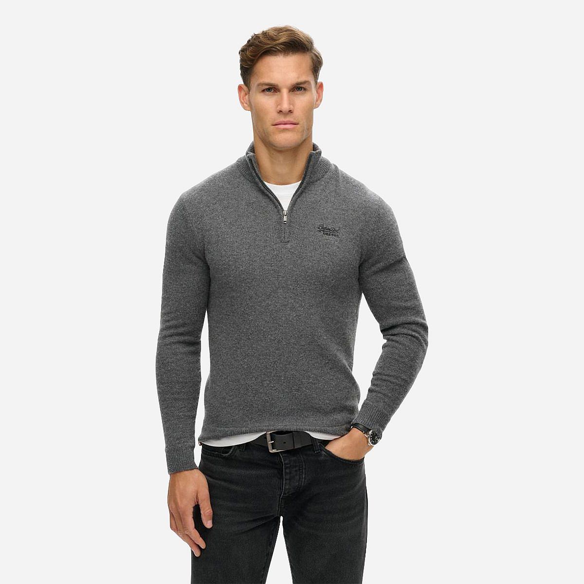 AN317697 Essential Emb Knit Half Zip