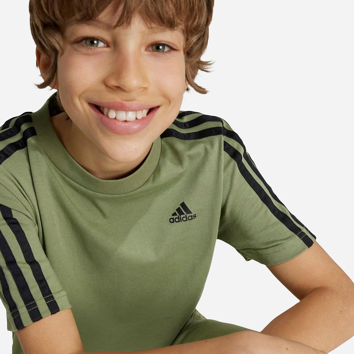 AN316008 Essentials 3-Stripes Katoenen T-shirt Junior