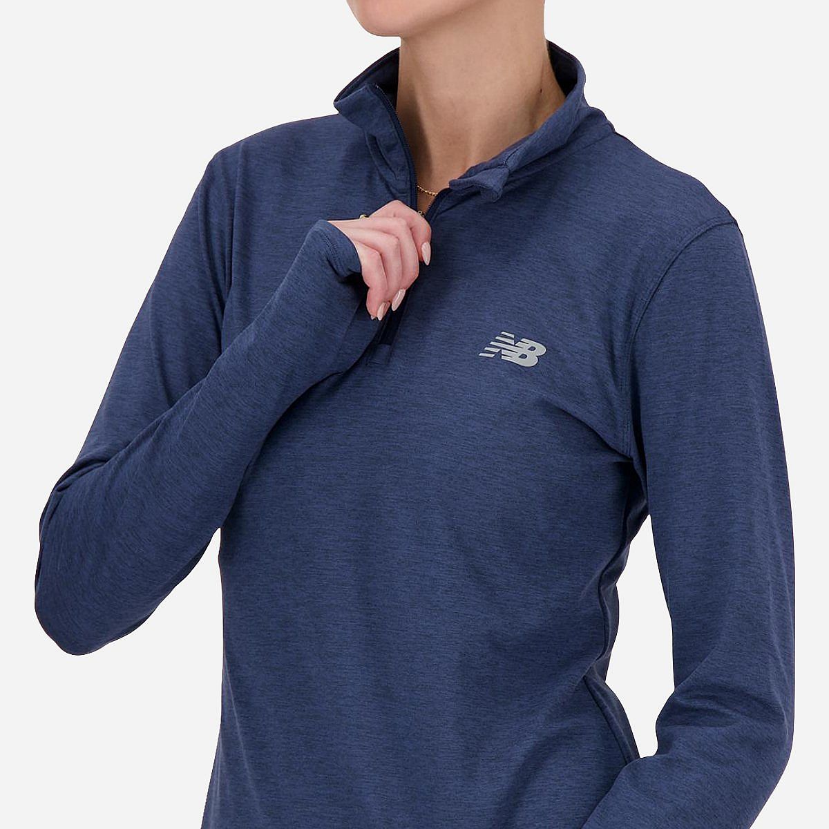 AN314037 Sport Essentials Space Dye Quarter Zip T-shirt Dames