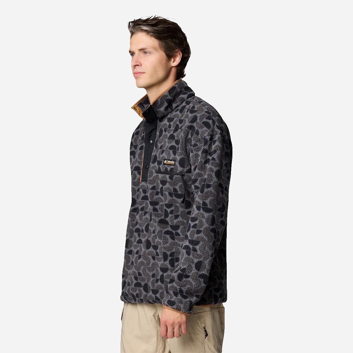 AN315830 Helvetia Ii Printed Half Snap Fleece Heren