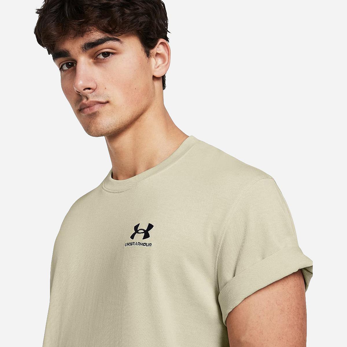 AN319081 Logo Embroidered Heavyweight T-shirt Heren