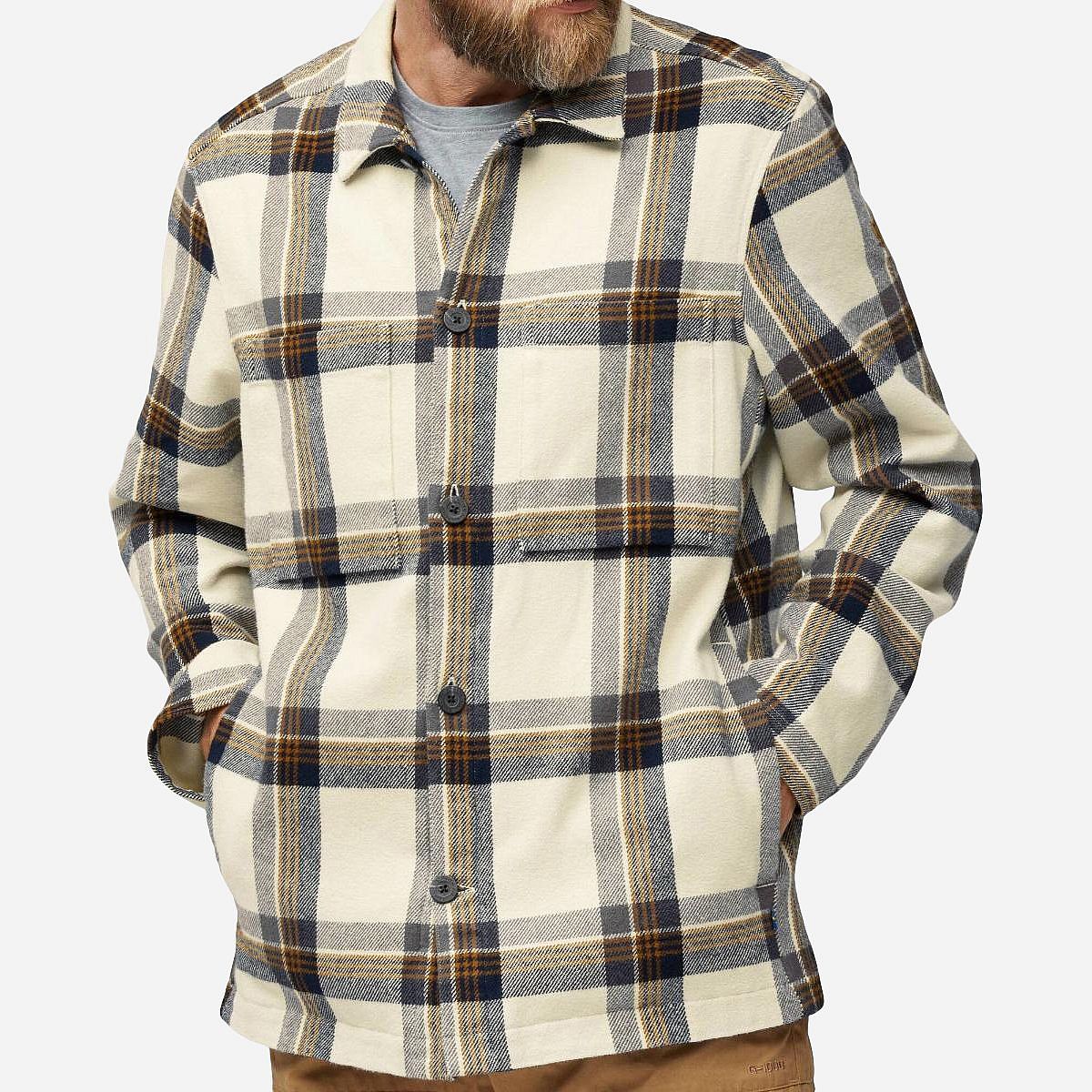 AN318307 Singi Flannel Overshirt Heren