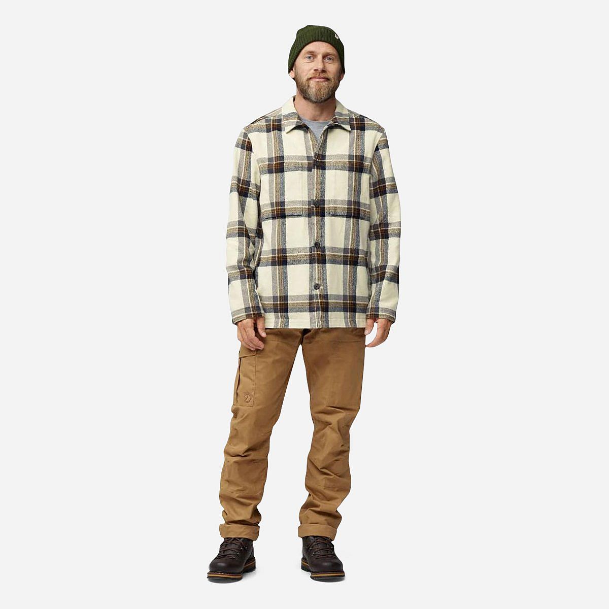 AN318307 Singi Flannel Overshirt Heren