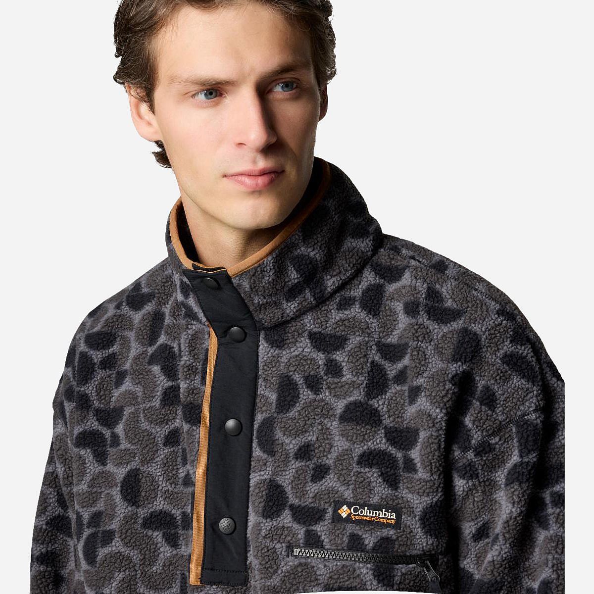 AN315830 Helvetia Ii Printed Half Snap Fleece Heren