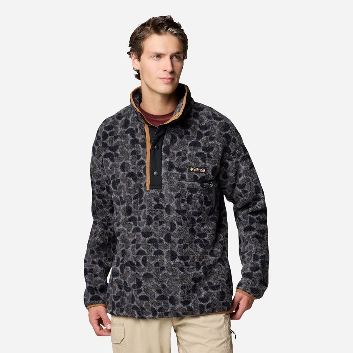 AN315830 Helvetia Ii Printed Half Snap Fleece Heren