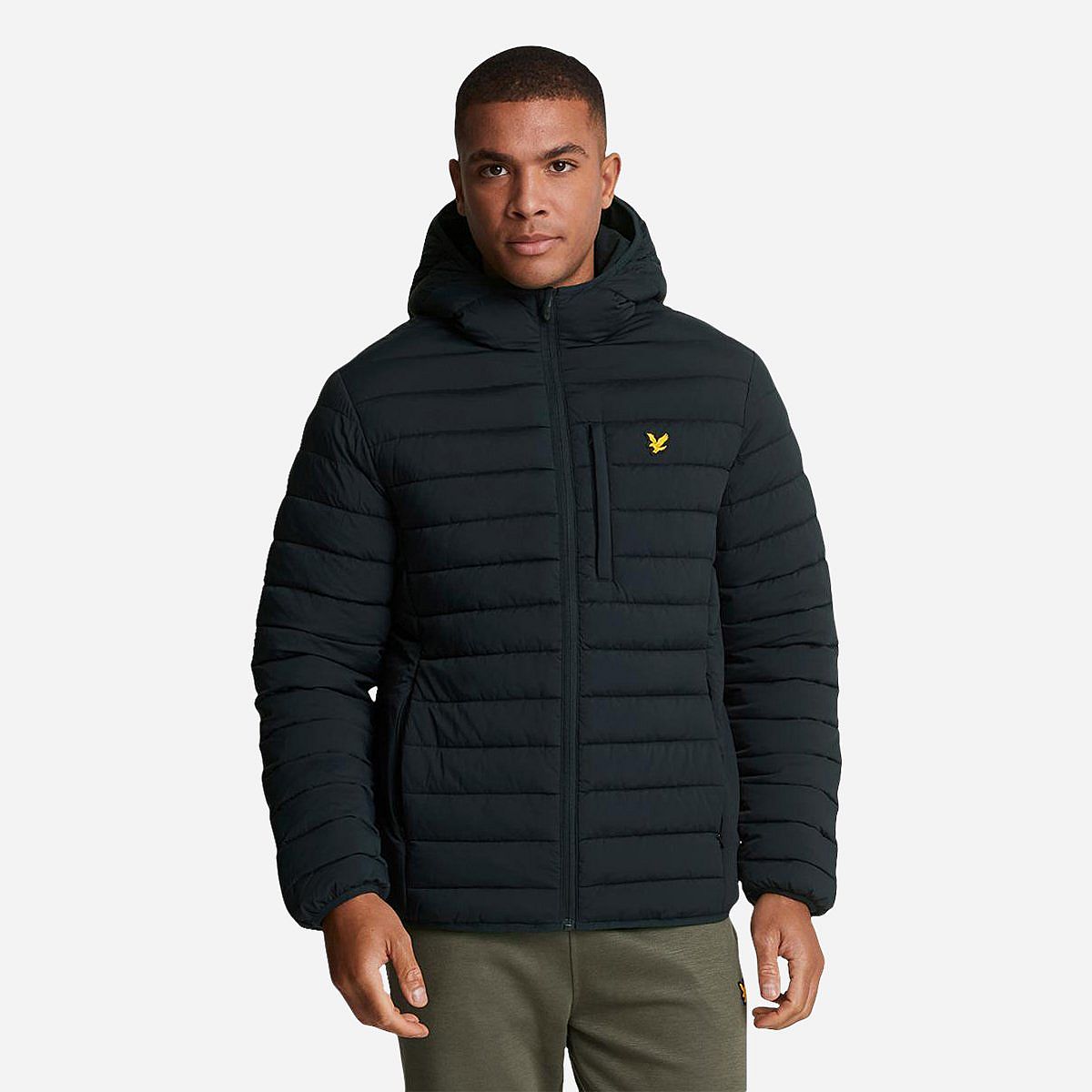 AN317298 Stretch Lightweight Quilted Jack Heren