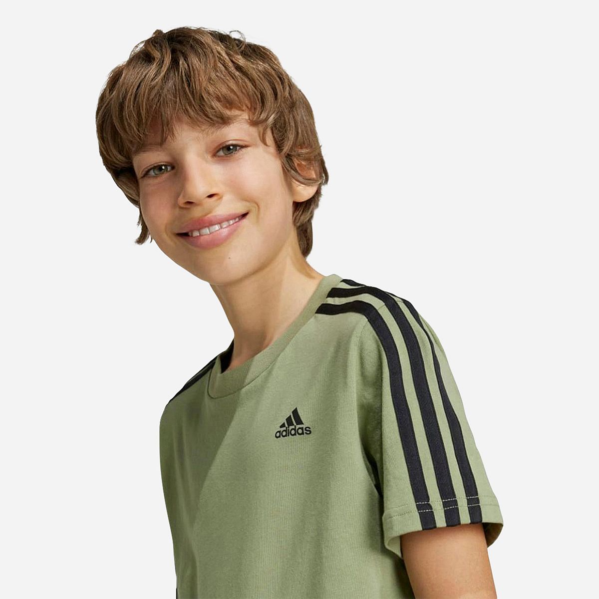 AN316008 Essentials 3-Stripes Katoenen T-shirt Junior