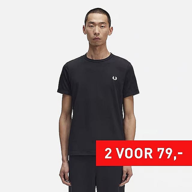 AN282335 Ringer T-Shirt Heren