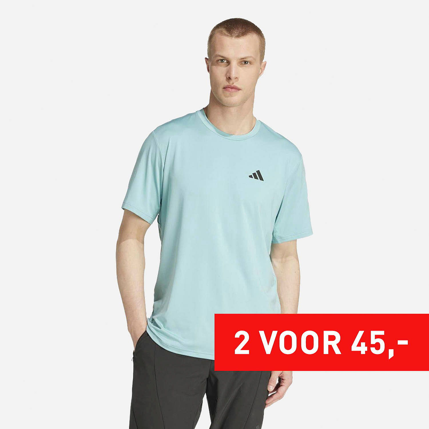 AN319091 Essentials Stretch Training T-shirt Heren