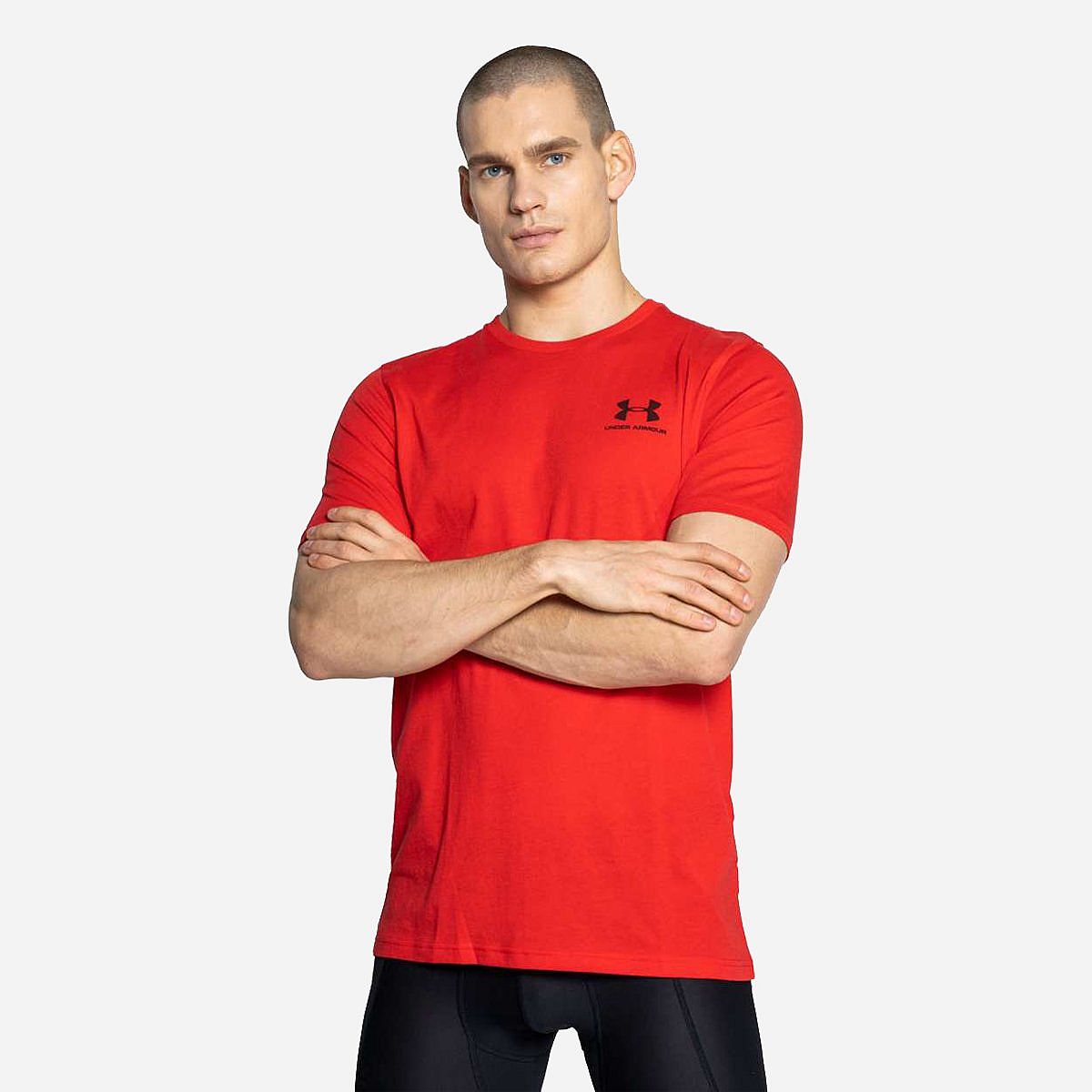 AN280593 UA Sportstyle Left Chest T-Shirt Heren