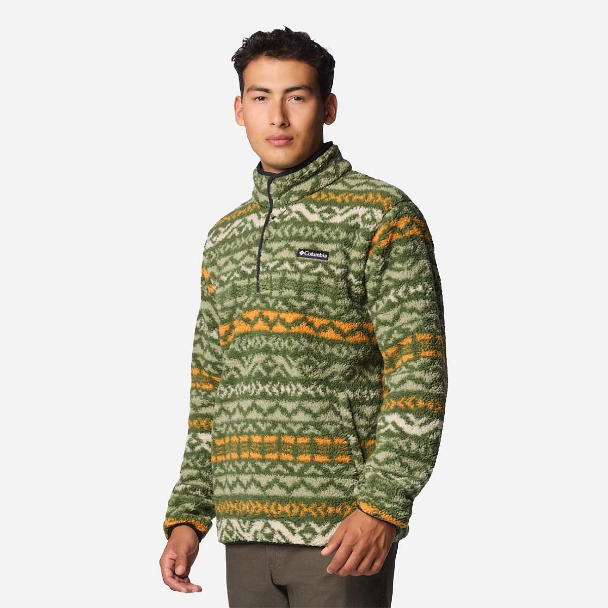 AN315791 Rugged Ridge Half Snap Fleece Heren