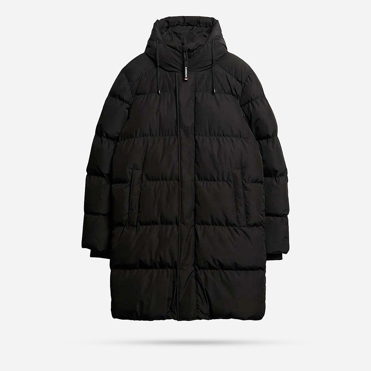 AN317676 Hooded Sports Puffer Mid Jack Heren