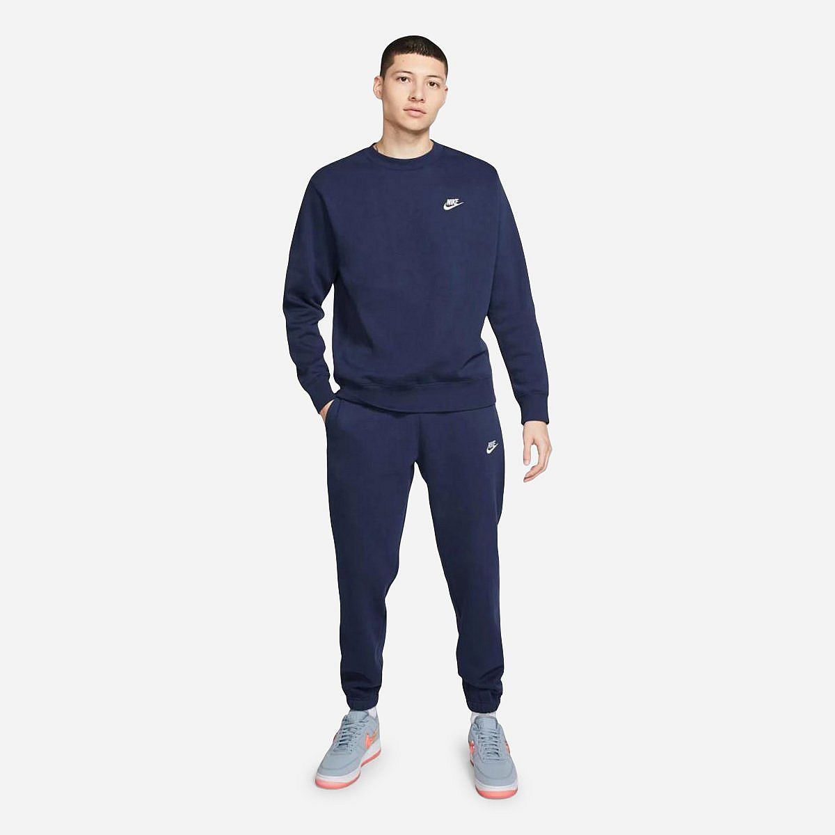 AN251140 Sportswear Club Fleece Crew Sweater Heren