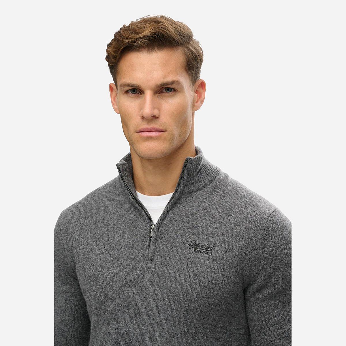 AN317697 Essential Emb Knit Half Zip