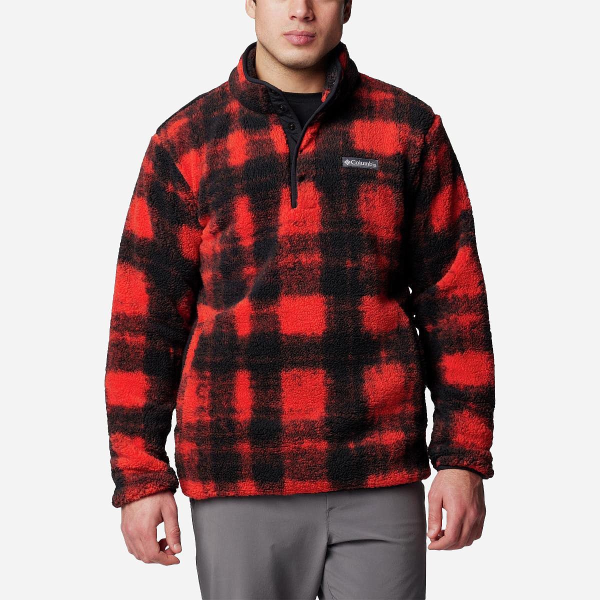 AN315792 Rugged Ridge Half Snap Fleece Heren