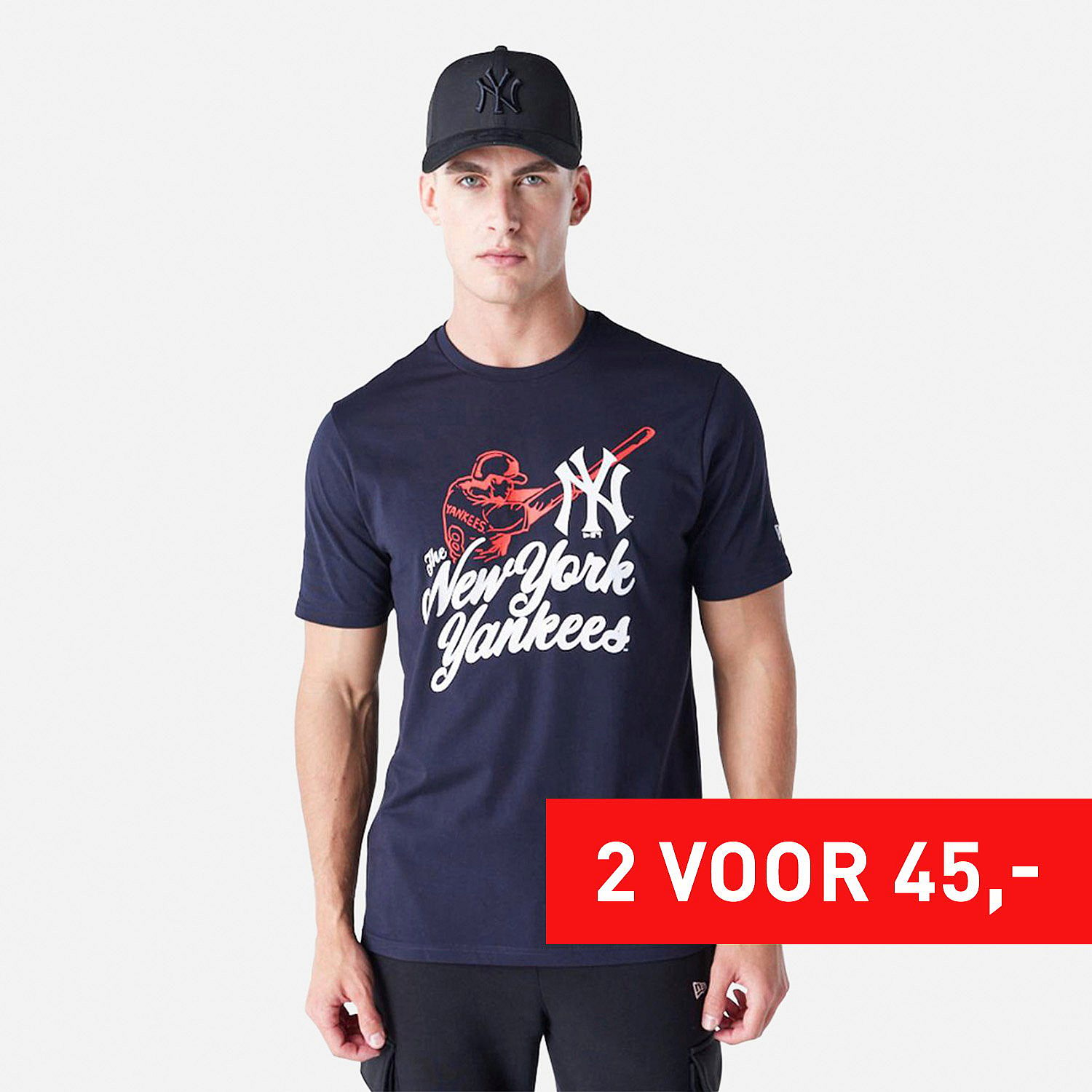 AN314174 MLB Stack Graphic T-shirt Heren