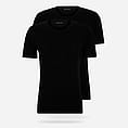 Hugo Boss Zwart Comfort T-shirt met ronde hals - 2-Pack Heren