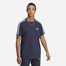 adidas Essentials Single Jersey 3-Stripes T-shirt Heren