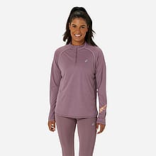 Asics Icon 1/2 Zip Long Sleeve Top Dames