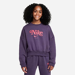 Nike Cropped Fleece Trui Meisjes