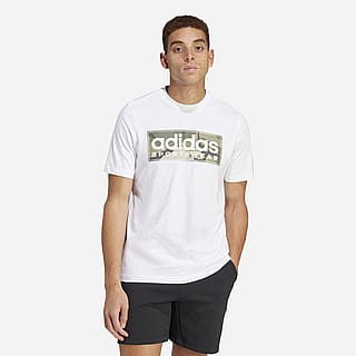 adidas Camo Linear Graphic T-shirt Heren